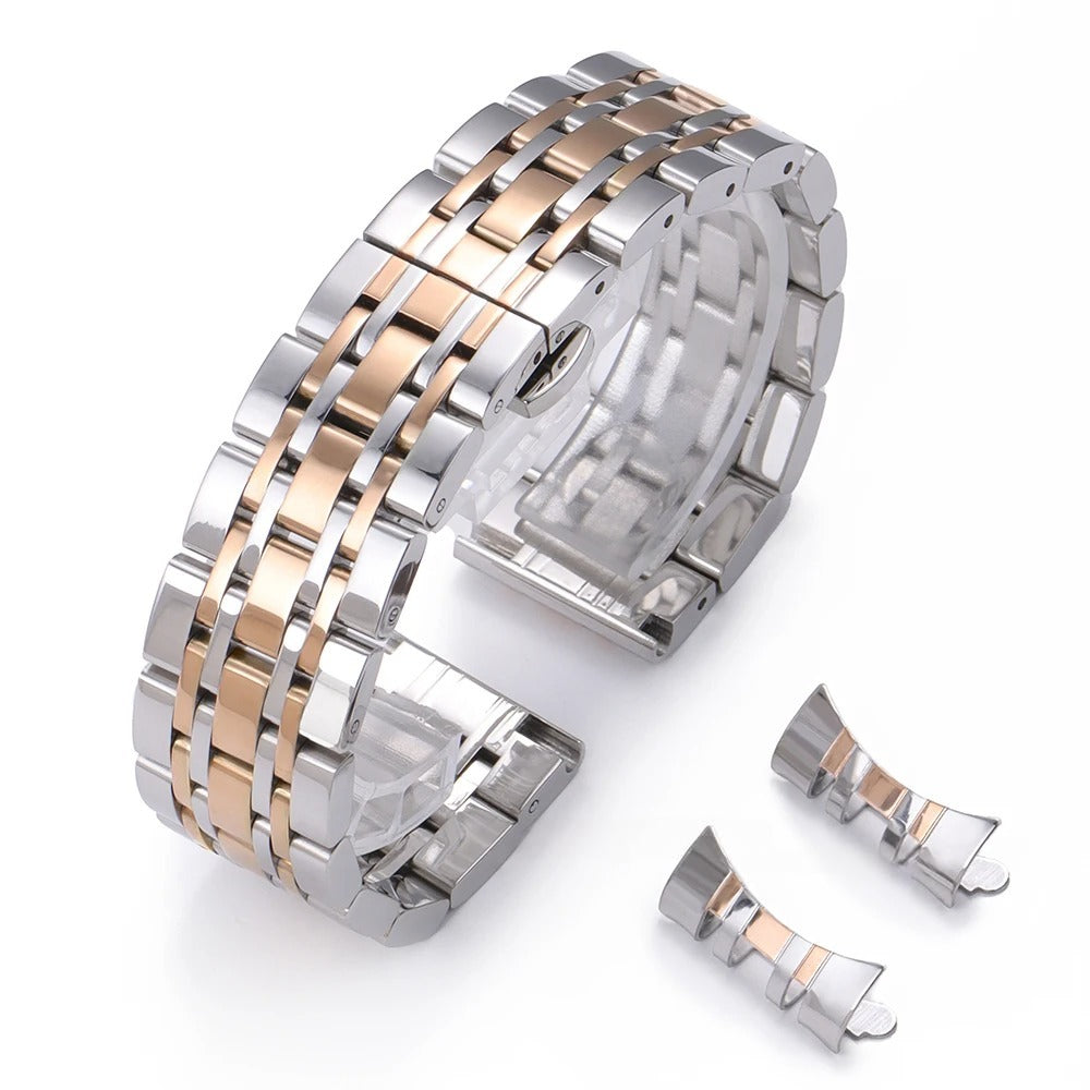 Stainless Steel Strap – 16mm to 22mm | Universal Watch Band Wellstraps