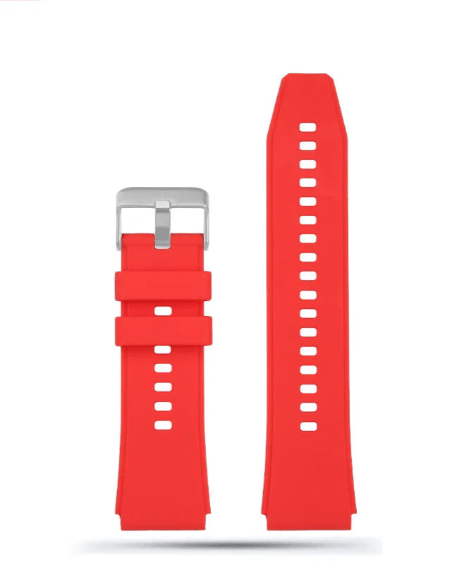 Rubber Watch Strap with Convex Ends – 22mm | Wellstraps™ Wellstraps™