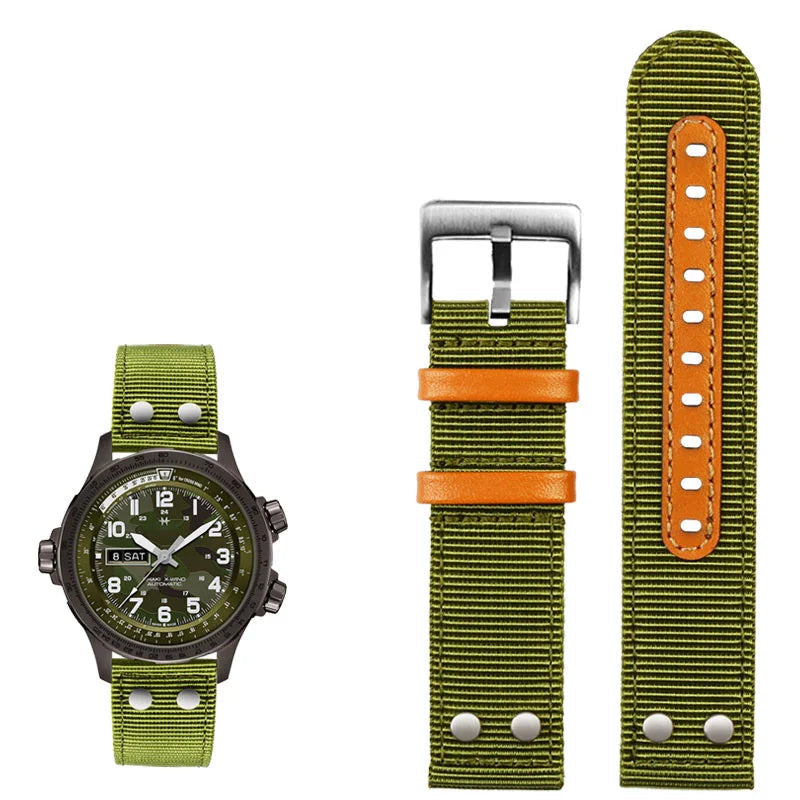 Nylon Canvas Watch Strap – 22mm | Wellstraps™ Wellstraps™