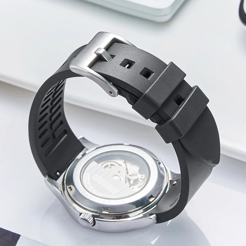 Premium Rubber Strap – 19–22mm Wellstraps™