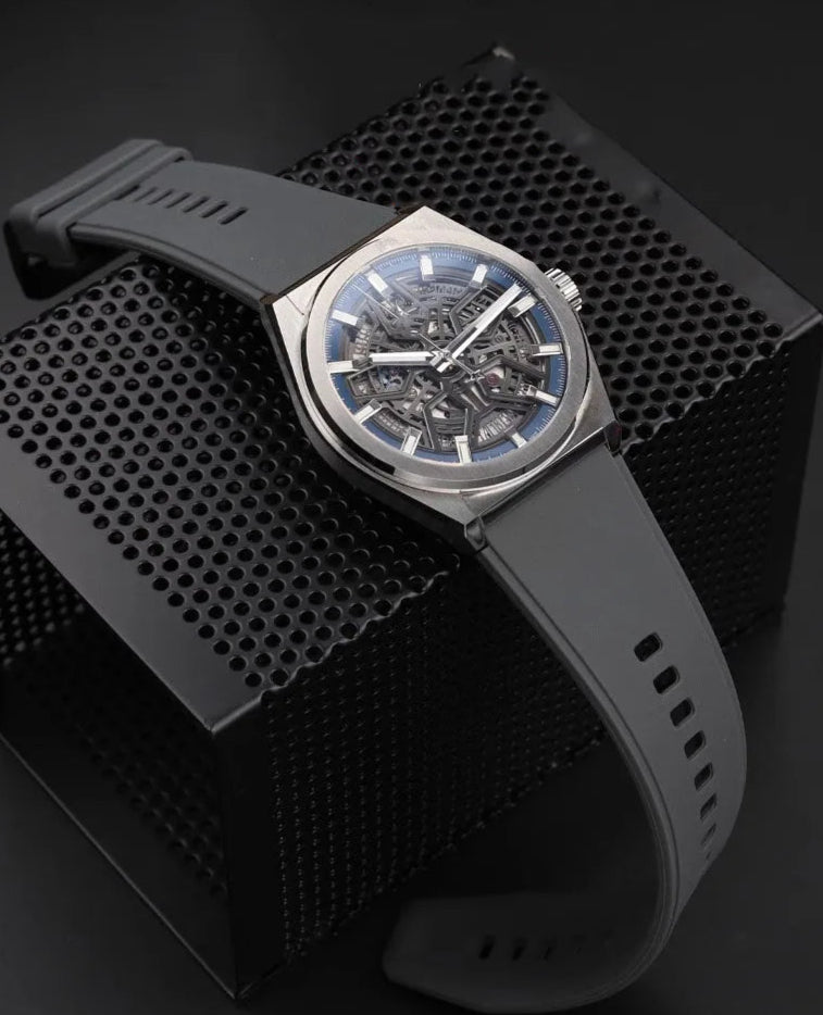 Rubber Watch Strap with Convex Ends – 22mm | Wellstraps™ Wellstraps™