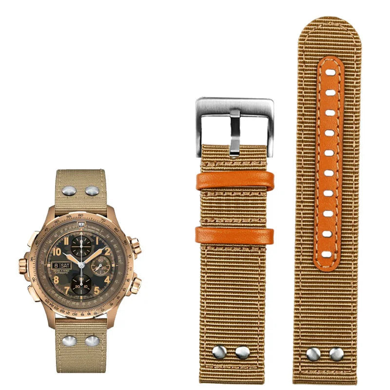 Nylon Canvas Watch Strap – 22mm | Wellstraps™ Wellstraps™