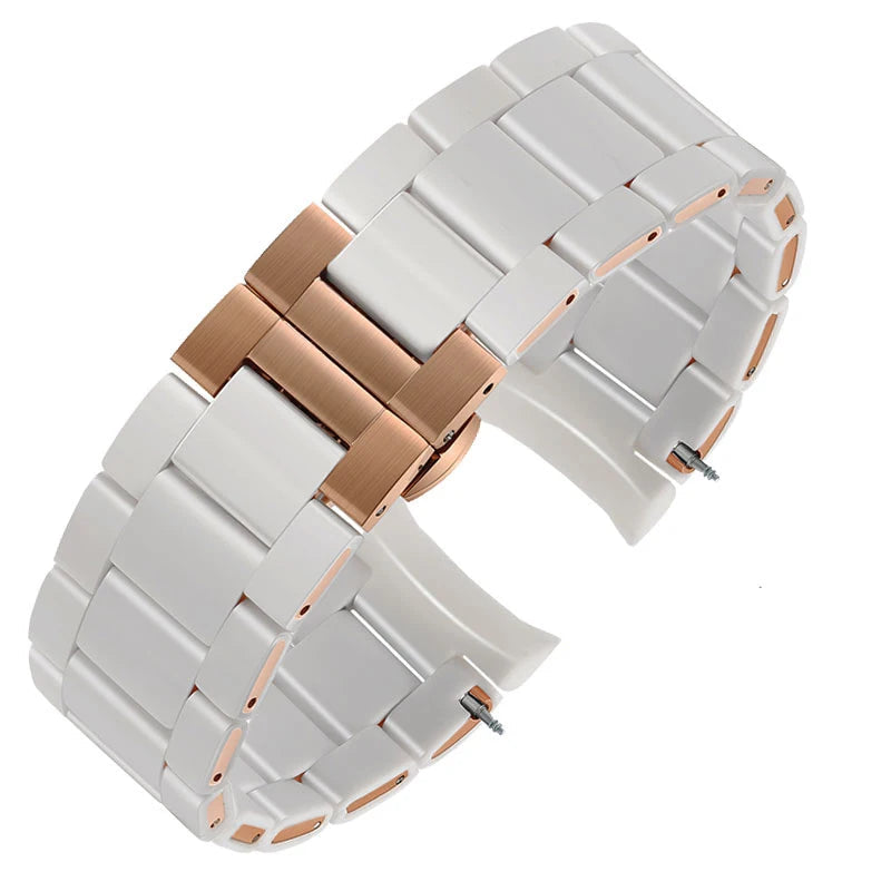 Rubber Watch Strap with Curved Ends – 20/23mm | Wellstraps™