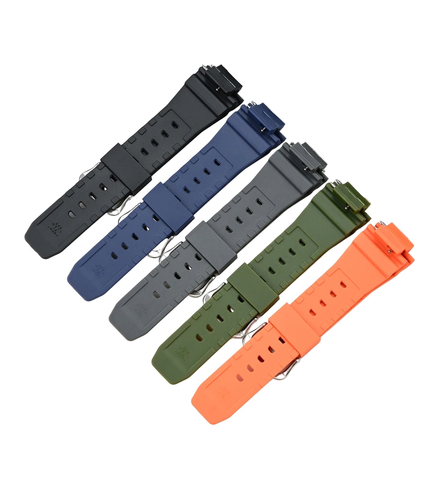 Rubber Watch Strap – Quick Release 16mm for Sport Watches Wellstraps