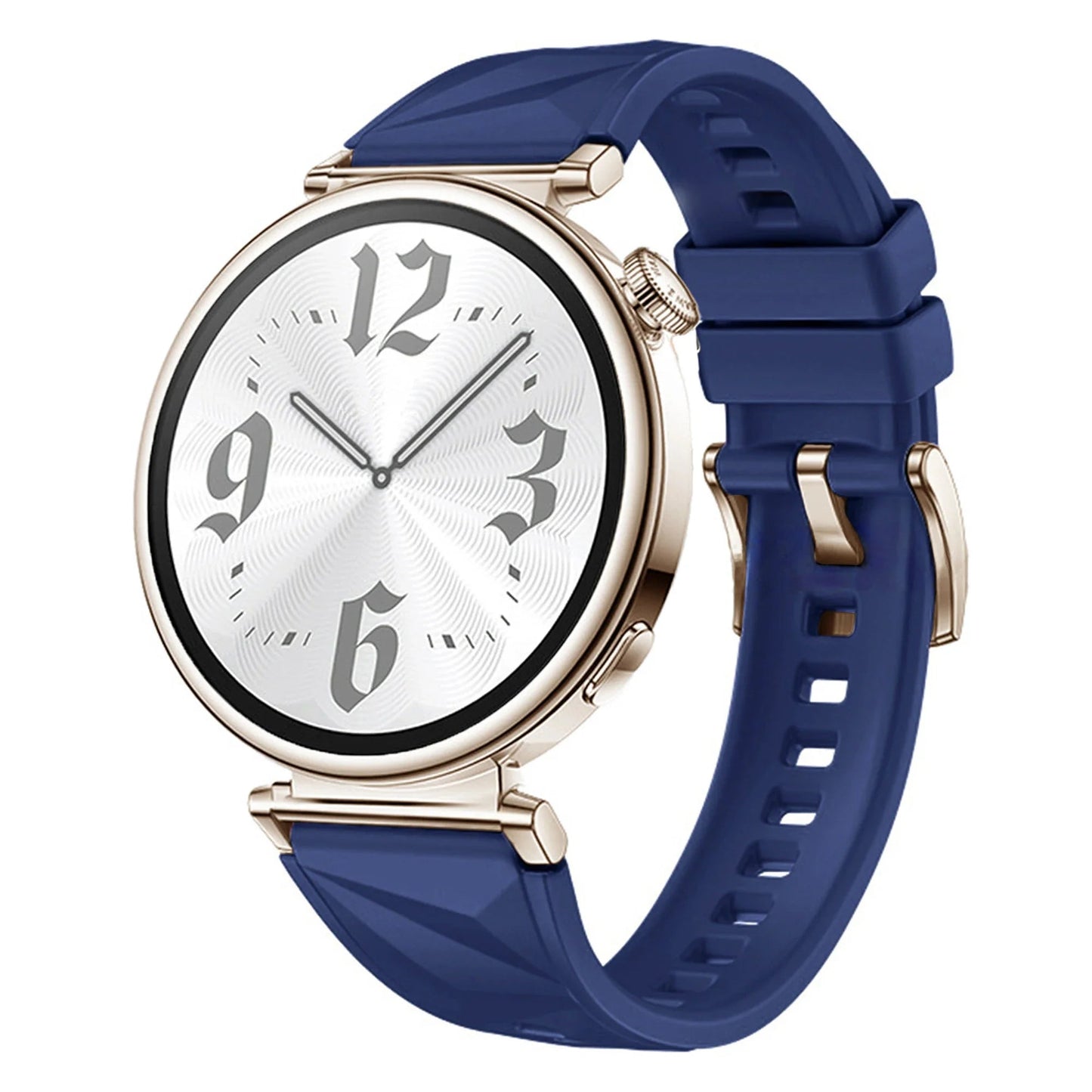 Slim Rubber Strap For Smartwatch – 18mm Replacement Band | Wellstraps™ Wellstraps