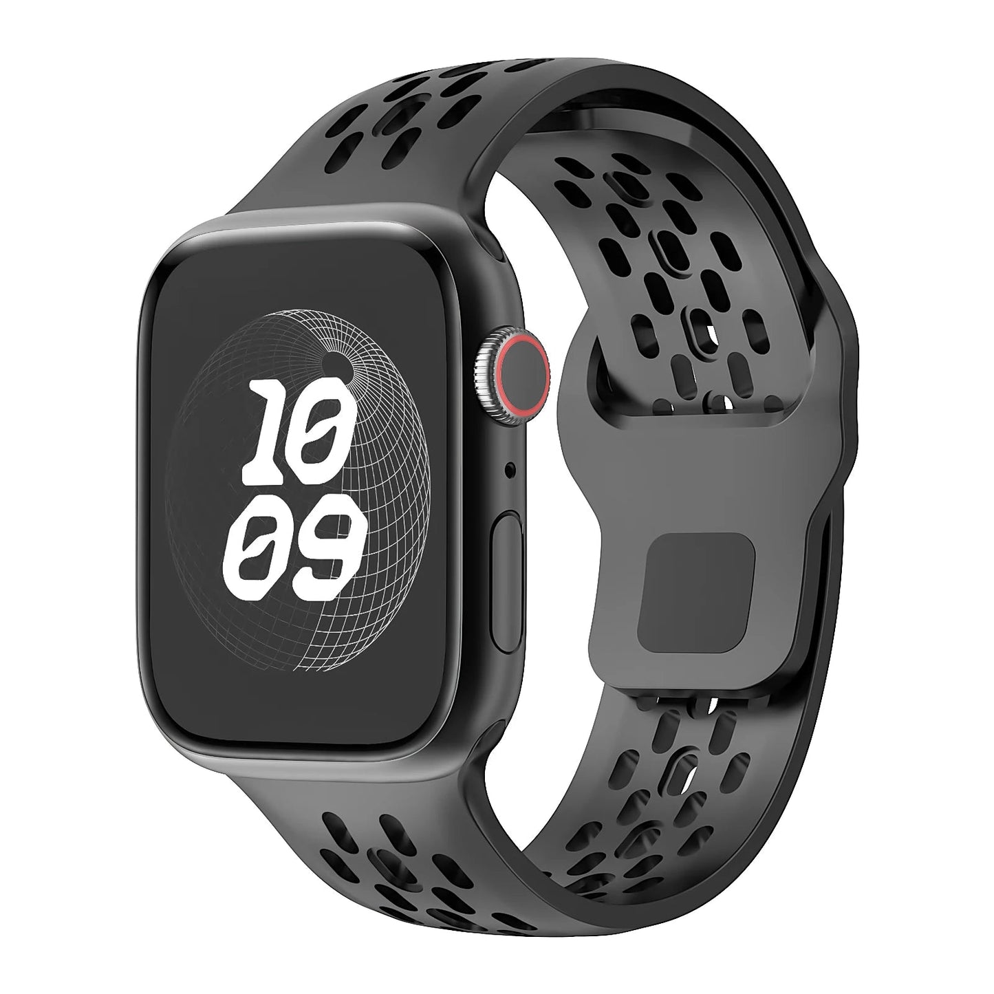 Breathable Rubber Sport Watch Strap – 38–49mm | Wellstraps™ Wellstraps™