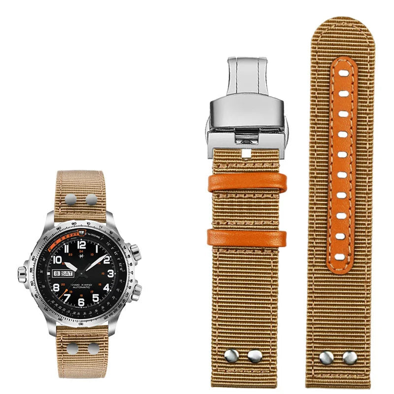 Nylon Canvas Watch Strap – 22mm | Wellstraps™ Wellstraps™