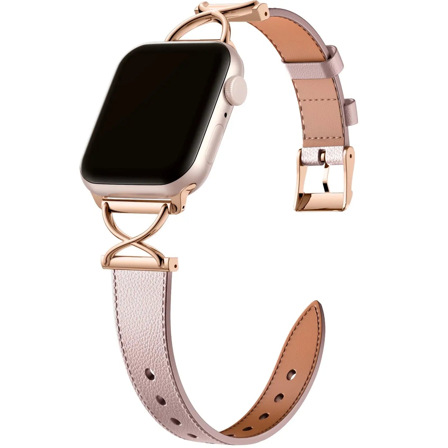 Luxury Leather Strap For Smartwatch – 38–49mm | Wellstraps™