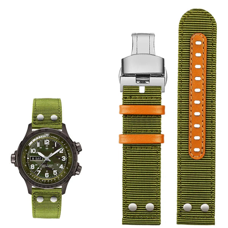 Nylon Canvas Watch Strap – 22mm | Wellstraps™ Wellstraps™