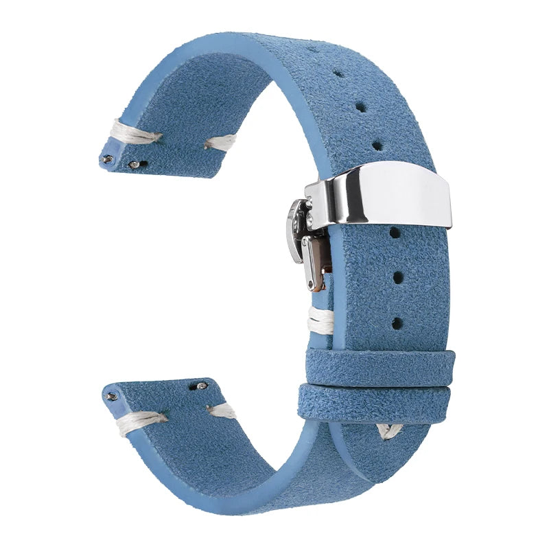 Suede Leather Strap For Watch – 18/20/22mm Vintage Band | Wellstraps™ Wellstraps™