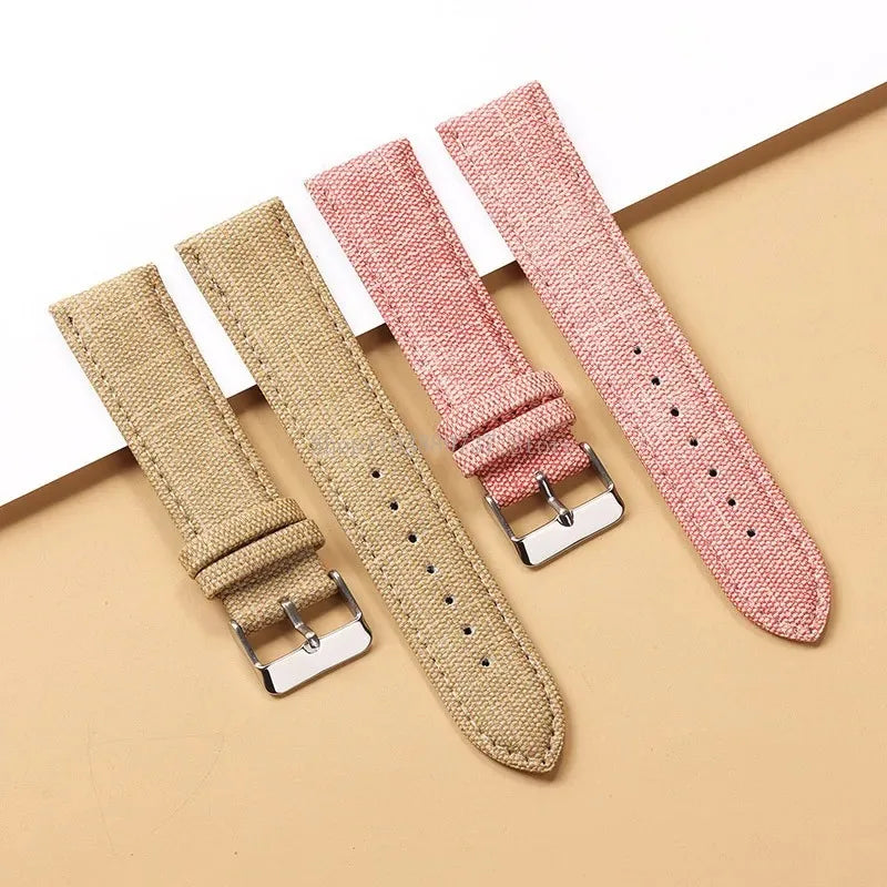 Denim Nylon Strap For Watch – Vintage Band | Wellstraps™ Wellstraps