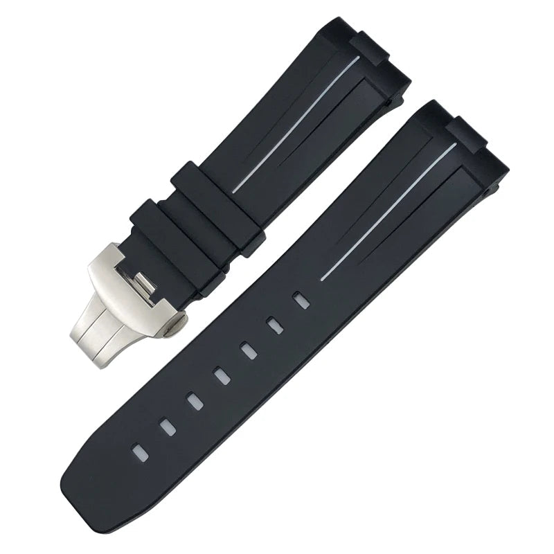 Rubber Strap Curved – Compatible with 44mm Watches | Wellstraps Wellstraps