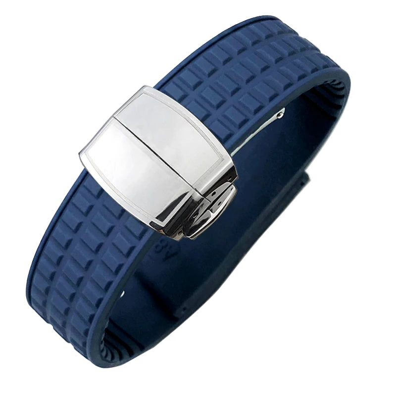 Rubber Strap – Compatible with Integrated Lug Watches | Wellstraps™ Wellstraps