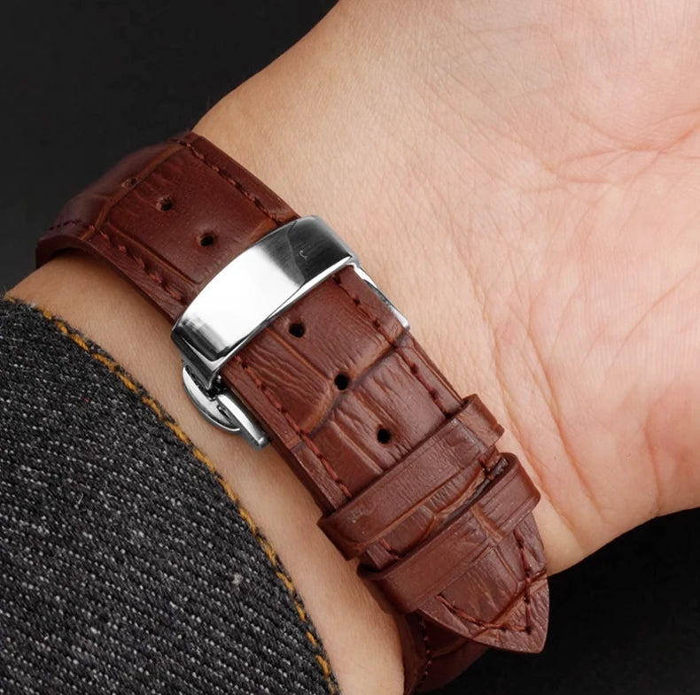 Leather Strap For Watch – 24x14mm Convex End | Wellstraps™ Wellstraps™