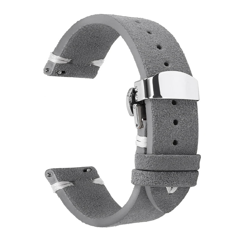 Suede Leather Strap For Watch – 18/20/22mm Vintage Band | Wellstraps™ Wellstraps™
