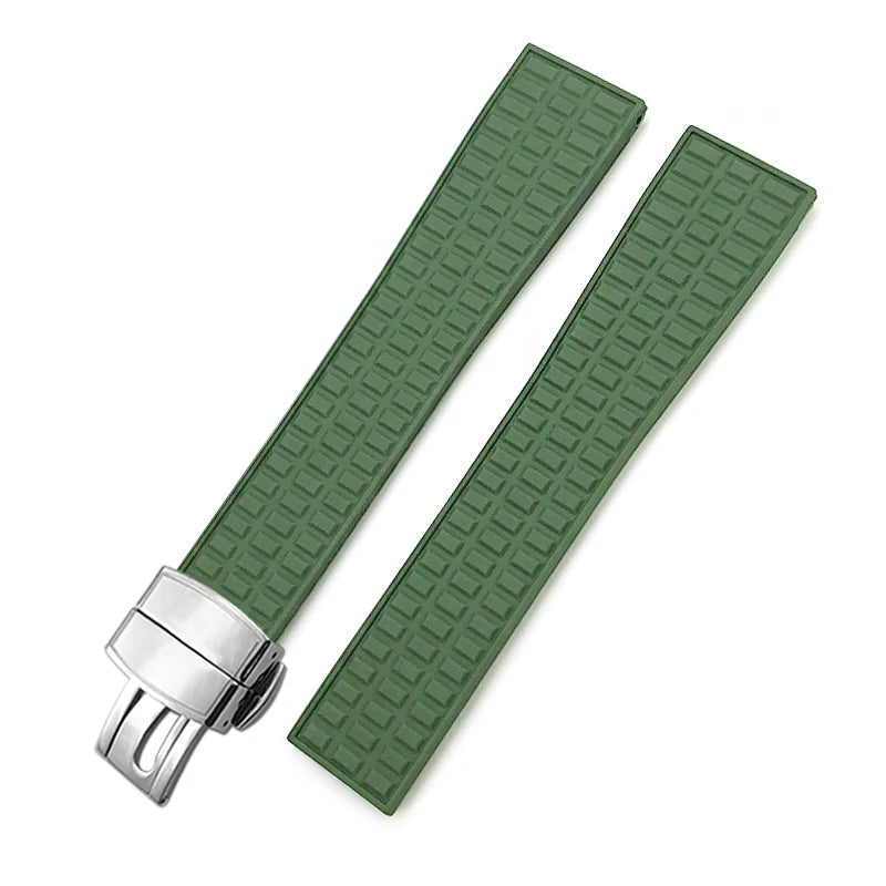 Rubber Strap – Compatible with Integrated Lug Watches | Wellstraps™ Wellstraps