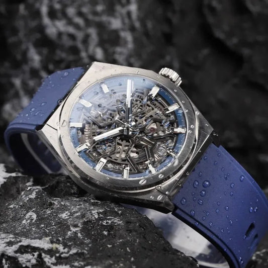 Rubber Watch Strap with Convex Ends – 22mm | Wellstraps™ Wellstraps™