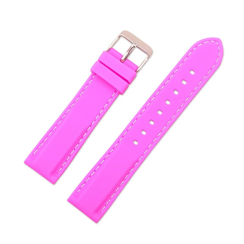 Silicone Rubber Strap – Compatible with 16–24mm Watches | Wellstraps™ Wellstraps