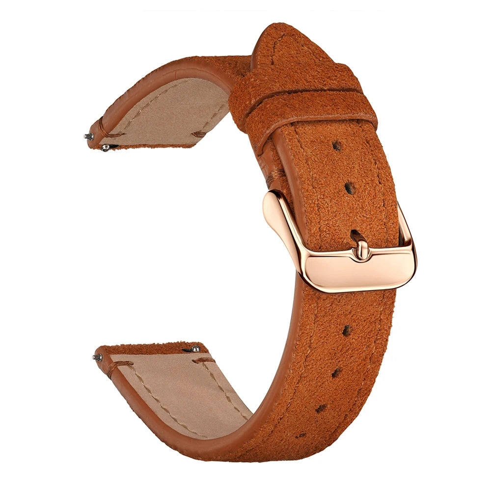 Suede Leather Watch Strap – 18/20/22mm Wellstraps™