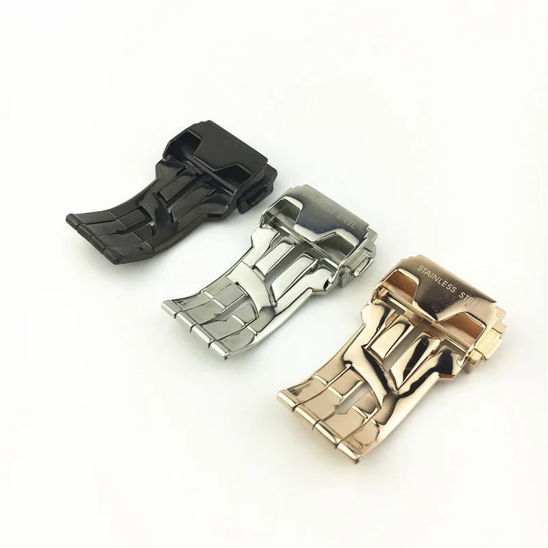 Stainless Steel Watch Strap with Butterfly Clasp – 18/20/22mm | Wellstraps™ Wellstraps™