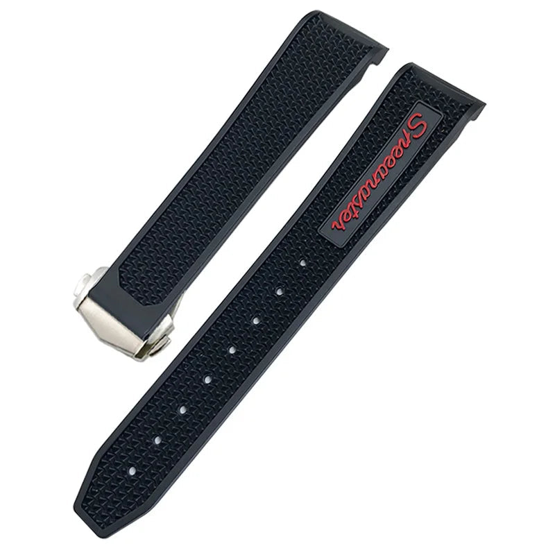 19mm 20mm 21mm 18mm Rubber Watch Band Fit for Omega Seamaster 300 Sxwatch Speedmaster Moon Strap Planet Ocean Silicone Watchband Wellstraps™