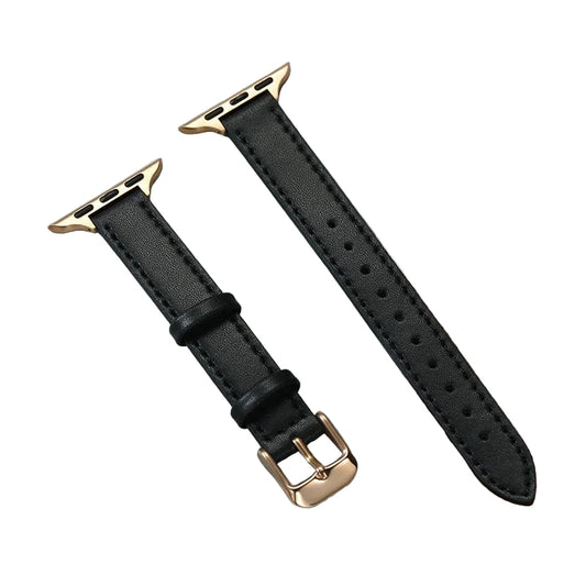 Slim Leather Watch Strap – 38/49mm | Wellstraps™ Wellstraps™