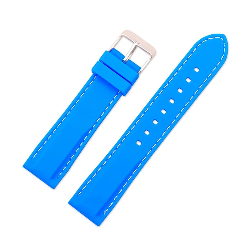 Silicone Rubber Strap – Compatible with 16–24mm Watches | Wellstraps™ Wellstraps
