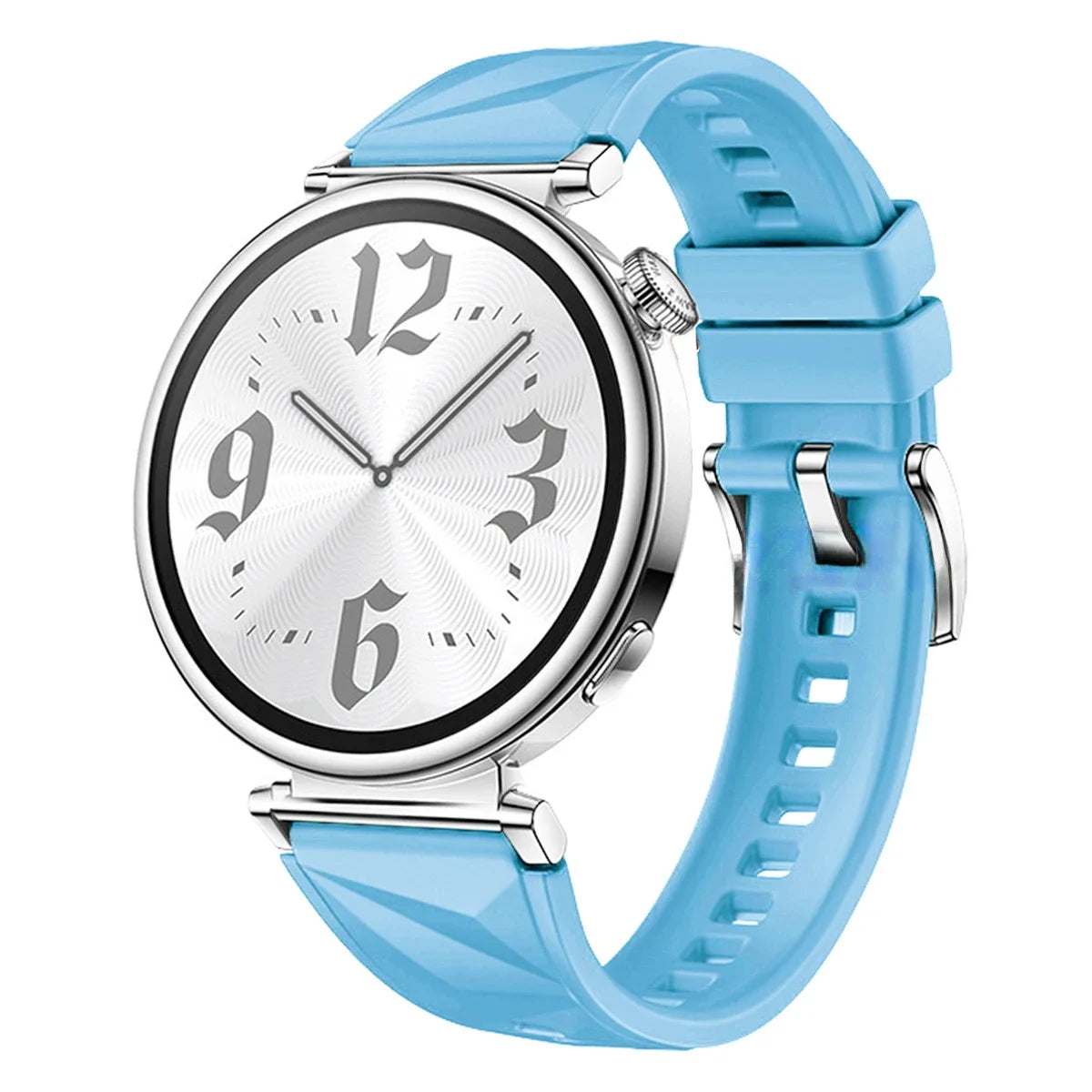 Slim Rubber Strap For Smartwatch – 18mm Replacement Band | Wellstraps™ Wellstraps