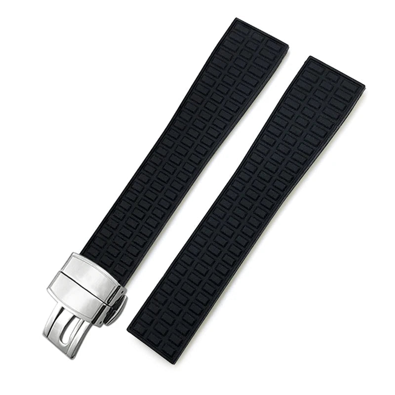 Rubber Strap – Compatible with Integrated Lug Watches | Wellstraps™ Wellstraps