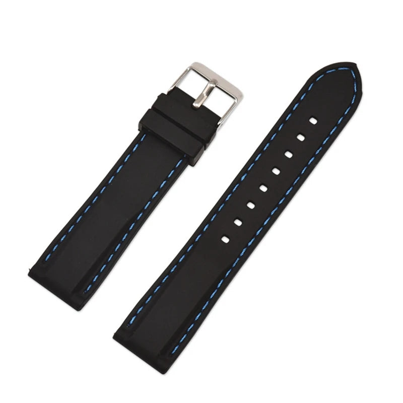 Silicone Rubber Strap – Compatible with 16–24mm Watches | Wellstraps™ Wellstraps