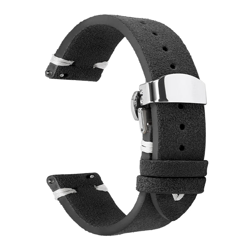 Suede Leather Strap For Watch – 18/20/22mm Vintage Band | Wellstraps™ Wellstraps™