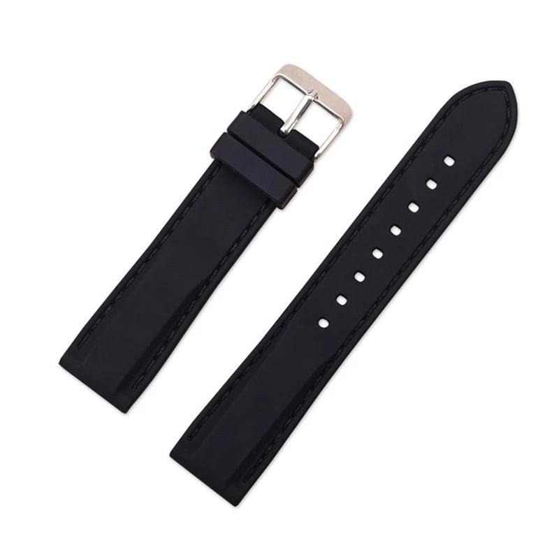 Silicone Rubber Strap – Compatible with 16–24mm Watches | Wellstraps™ Wellstraps