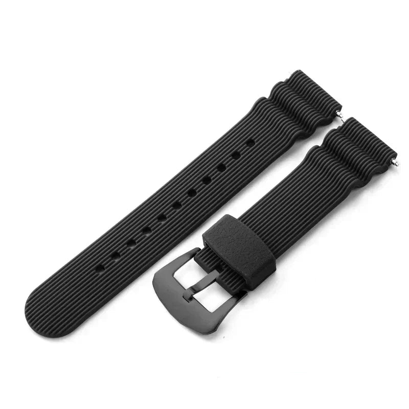 Diver Rubber Watch Strap – 22mm | Wellstraps™