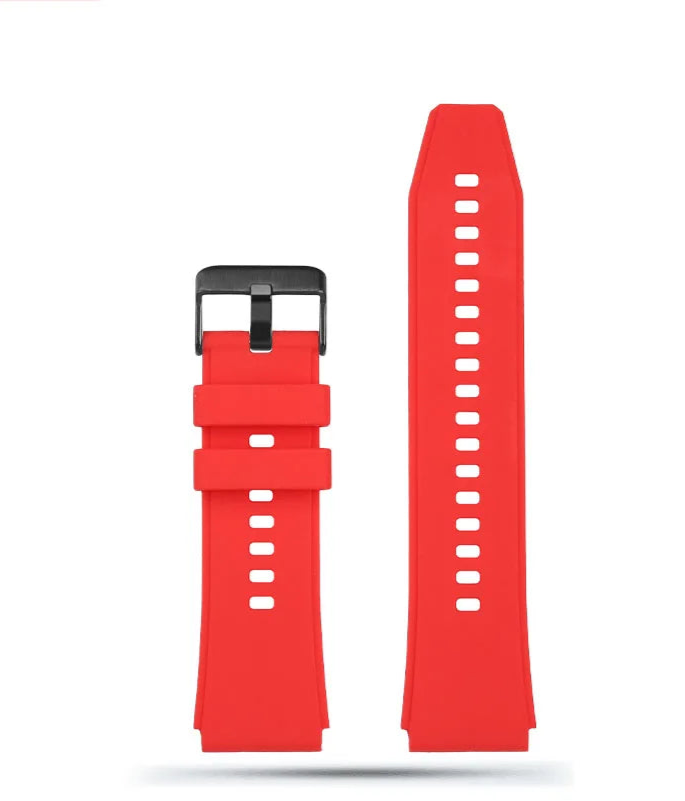 Rubber Watch Strap with Convex Ends – 22mm | Wellstraps™ Wellstraps™