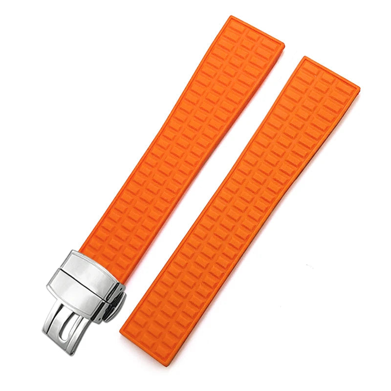 Rubber Strap – Compatible with Integrated Lug Watches | Wellstraps™ Wellstraps