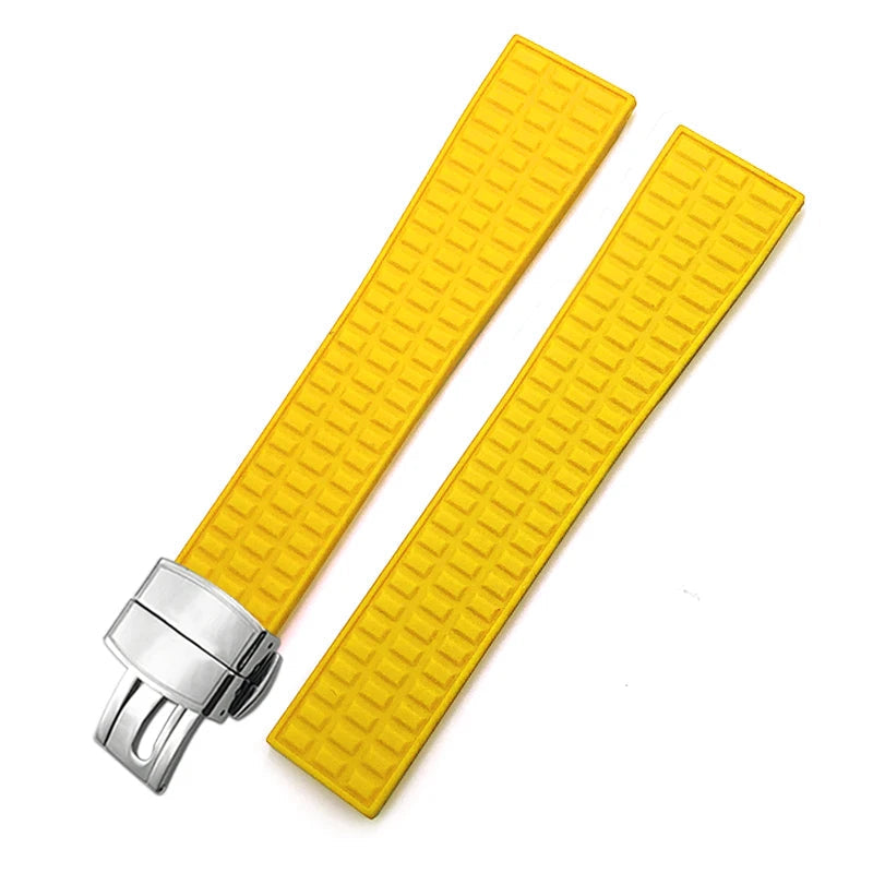 Rubber Strap – Compatible with Integrated Lug Watches | Wellstraps™ Wellstraps