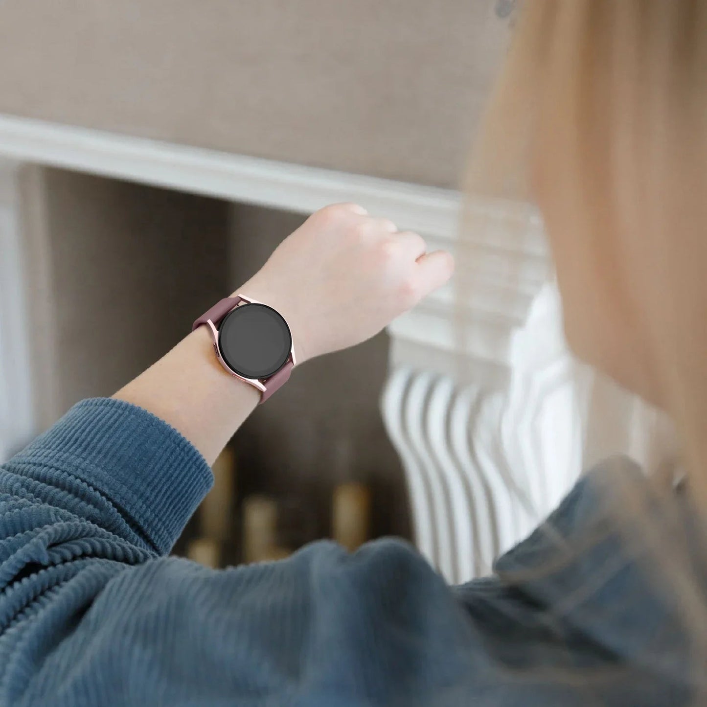 Rubber Strap For Smartwatch – 20/22mm Replacement Band | Wellstraps™ Wellstraps