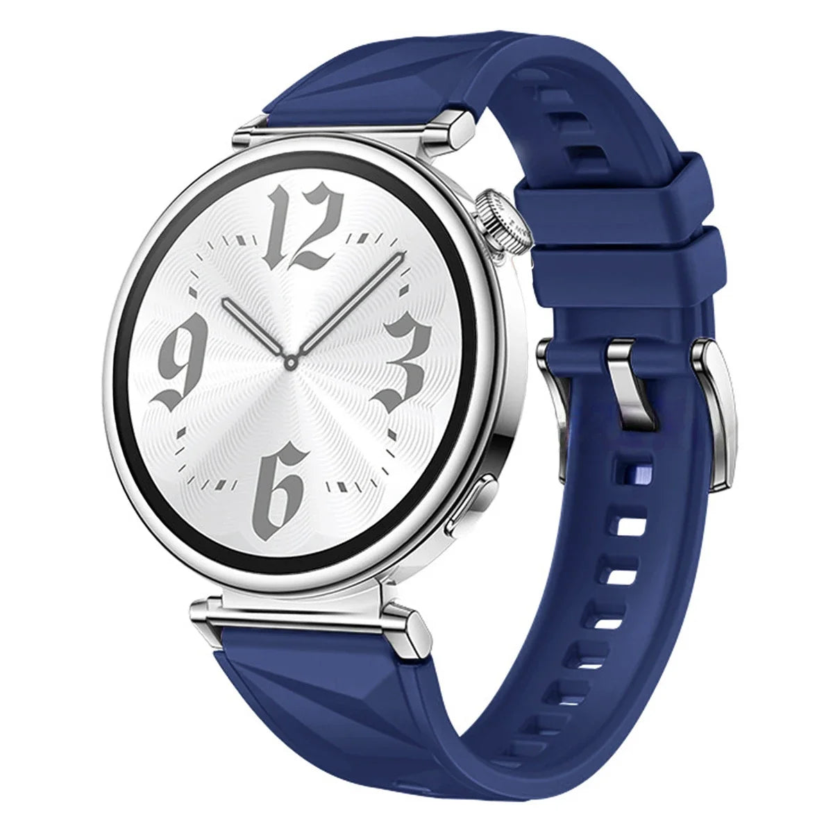 Slim Rubber Strap For Smartwatch – 18mm Replacement Band | Wellstraps™ Wellstraps