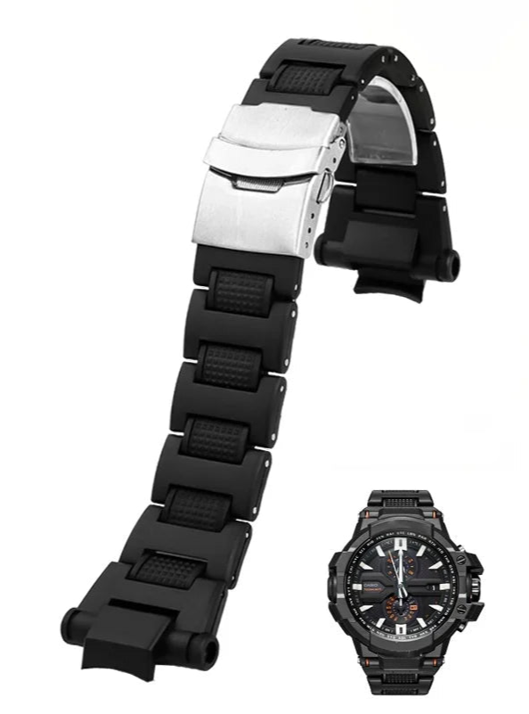 Plastic & Steel Sport Watch Strap – 22 mm | Wellstraps™ Wellstraps