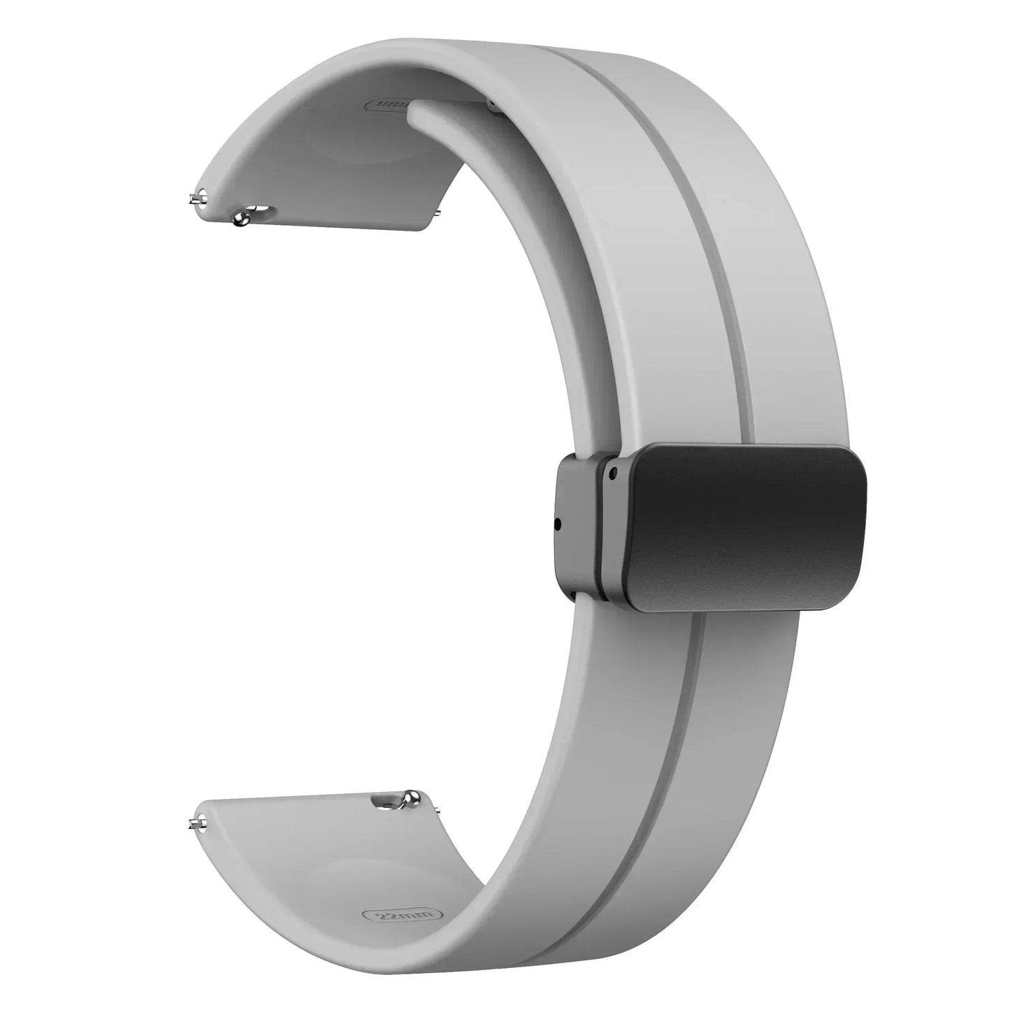 Rubber Watch Strap – Magnetic Buckle – 20 mm | Wellstraps™ Wellstraps