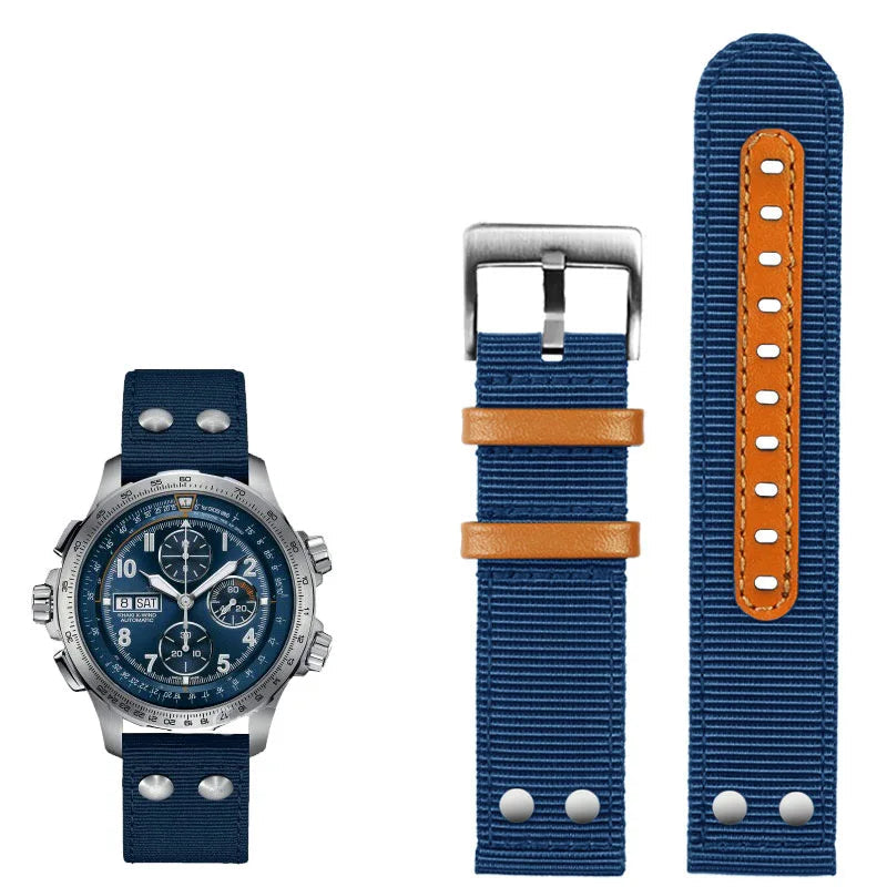 Nylon Canvas Watch Strap – 22mm | Wellstraps™ Wellstraps™