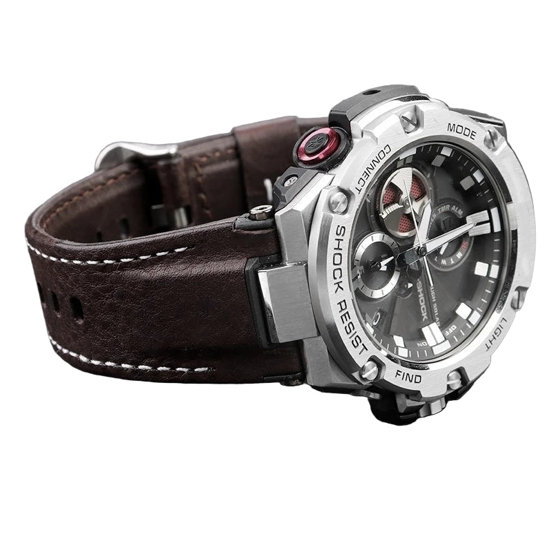 Leather Strap For Sport Watch – 26mm Notched Band | Wellstraps™ Wellstraps