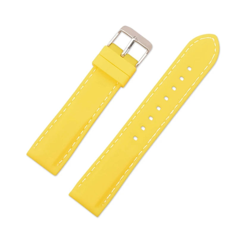 Silicone Rubber Strap – Compatible with 16–24mm Watches | Wellstraps™ Wellstraps