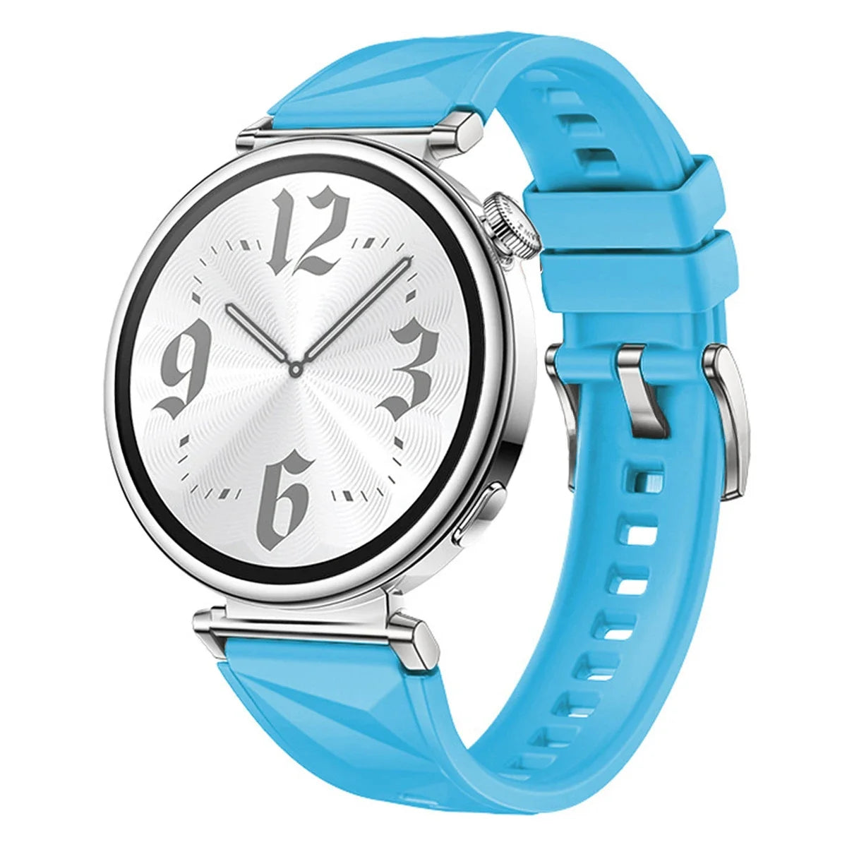 Slim Rubber Strap For Smartwatch – 18mm Replacement Band | Wellstraps™ Wellstraps