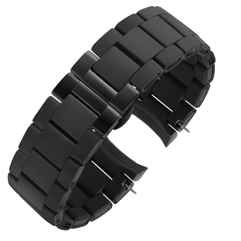 Rubber Watch Strap with Curved Ends – 20/23mm | Wellstraps™
