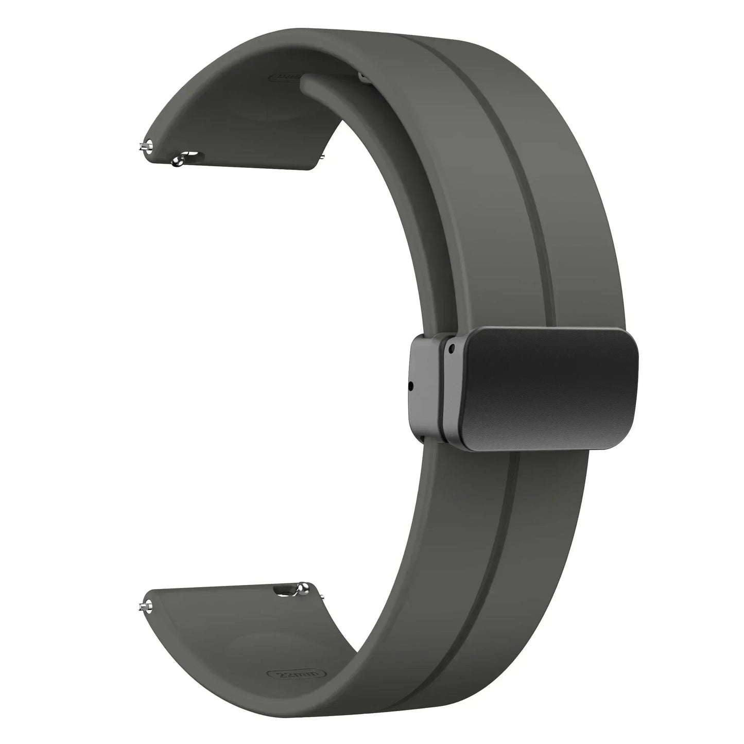 Rubber Watch Strap – Magnetic Buckle – 20 mm | Wellstraps™ Wellstraps