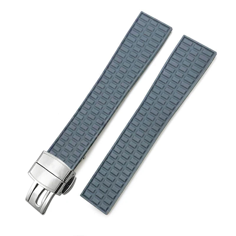 Rubber Strap – Compatible with Integrated Lug Watches | Wellstraps™ Wellstraps