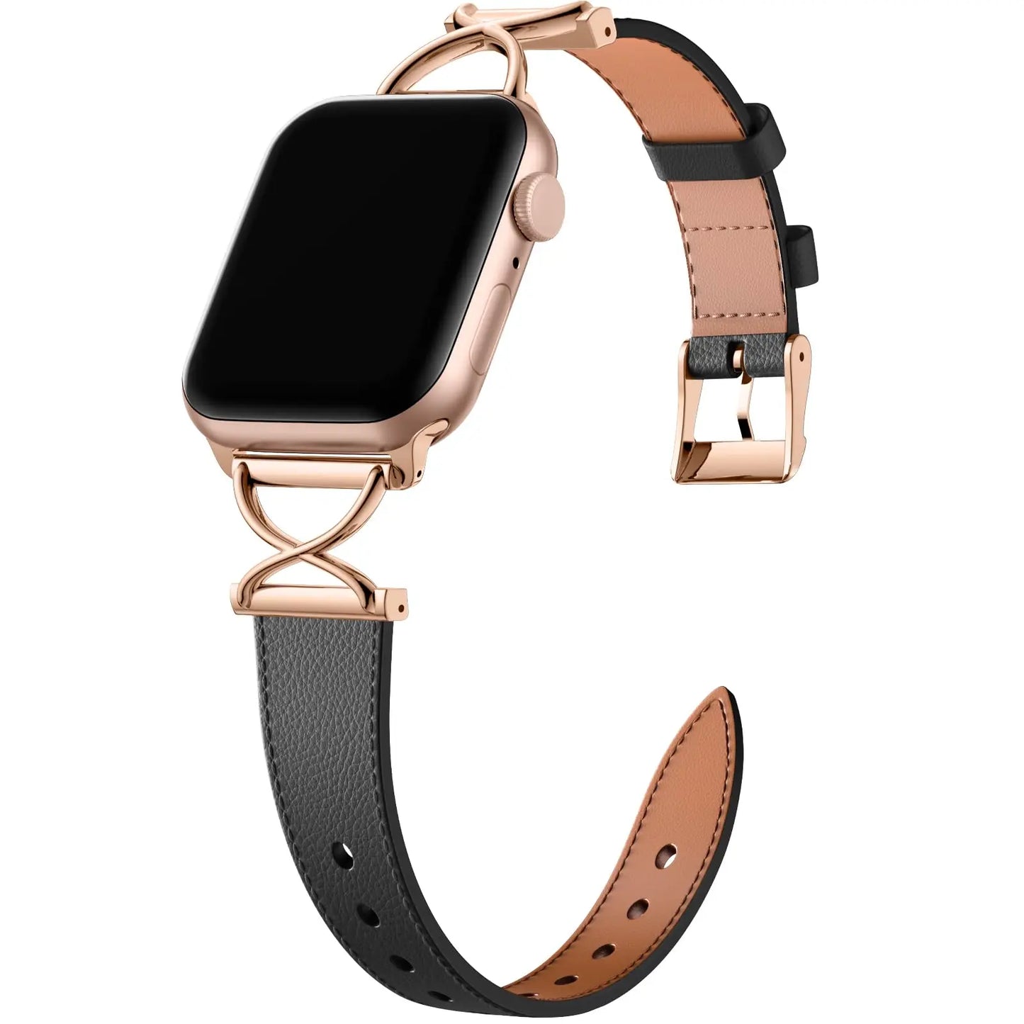 Luxury Leather Strap For Smartwatch – 38–49mm | Wellstraps™