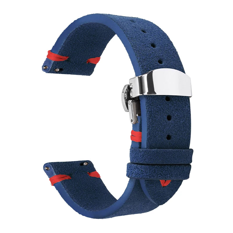 Suede Leather Strap For Watch – 18/20/22mm Vintage Band | Wellstraps™ Wellstraps™