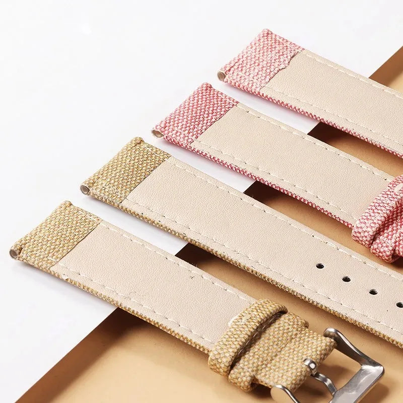 Denim Nylon Strap For Watch – Vintage Band | Wellstraps™ Wellstraps
